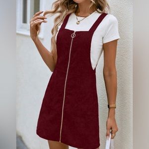Corduroy Overall Dress
